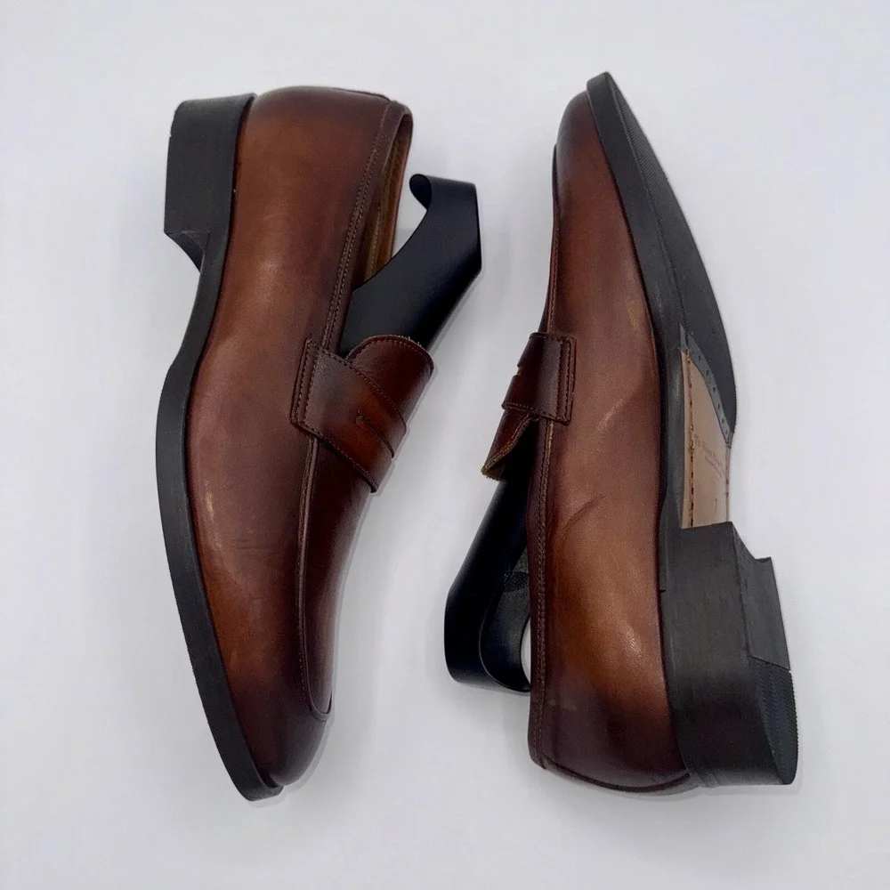 To‎ Boot New York Wakefield Penny Loafer Men's Size 7 Brown Cucio Leather